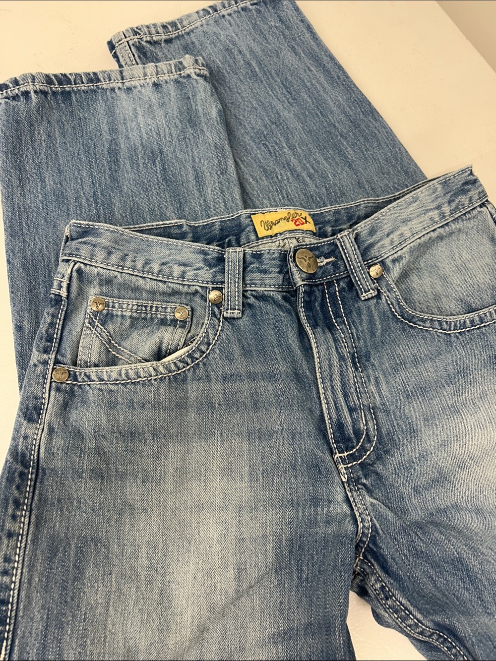 Men’s Wrangler 20X Style 42 Vintage Boot Jeans - Classic Five-Pocket 30 x 36